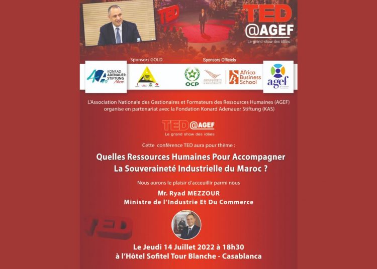Conférence sous le thème : Quelles ressources humaines pour accompagner la souveraineté industrielle du Maroc ?