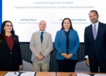 Les Eaux Minérales d’Oulmès s’associe avec l’IE University d’Espagne pour former une nouvelle génération de leaders engagés