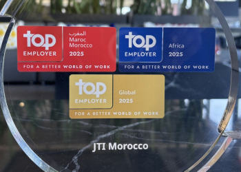 JTI Top Employer Maroc 2025 : N°1 des “Top Employers” au Maroc pour la 4ᵉ année consécutive