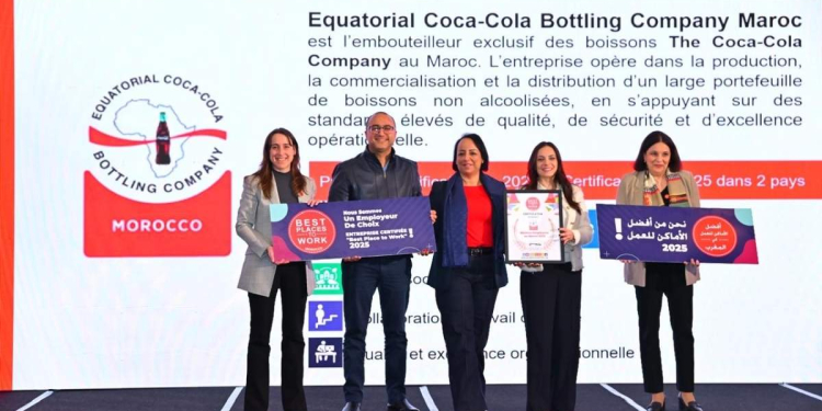 Equatorial Coca-Cola Bottling Company Maroc, 2ᵉ meilleur employeur du Maroc en 2025 l DRH.ma