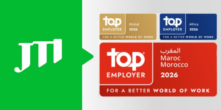 JTI sacree Top Employer Maroc 2026 pour la cinquieme annee consecutive l DRH.Ma