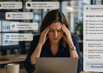 Charge mentale au travail : comment faire de l’IA un vrai levier de qualité de vie, et non un outil de pression supplémentaire l DRH.ma