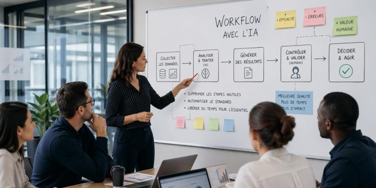 IA et organisation : pourquoi il faut repenser les workflows plutôt que simplement automatiser des tâches l DRH.ma