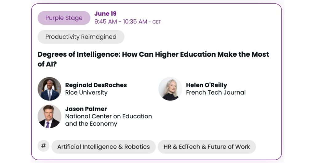 VivaTech 2026 : l’atelier « Degrees of Intelligence » interroge l’avenir de l’enseignement supérieur face à l’IA l DRH.ma