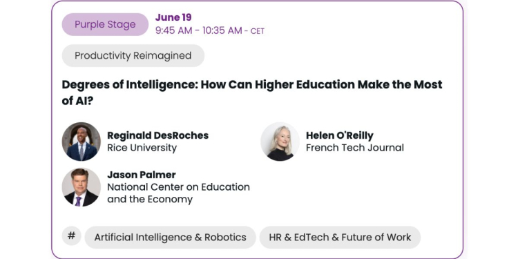 VivaTech 2026 : l’atelier « Degrees of Intelligence » interroge l’avenir de l’enseignement supérieur face à l’IA l DRH.ma
