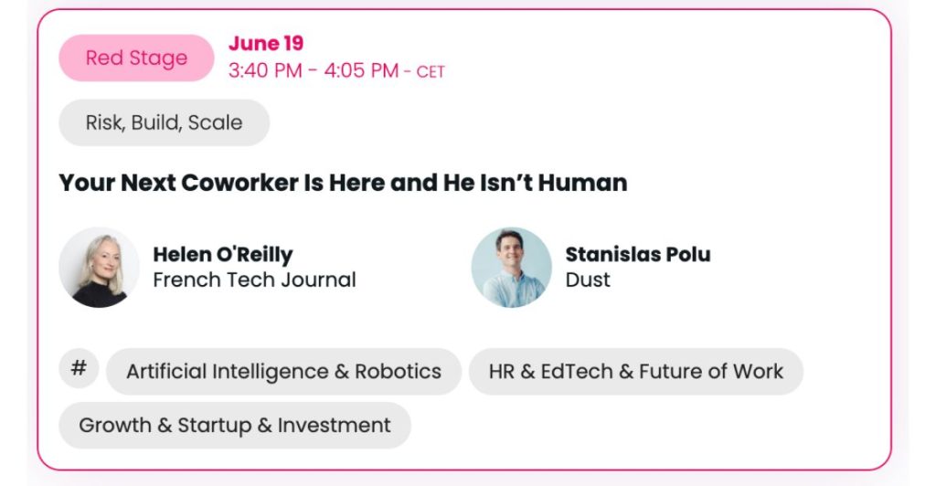 VivaTech 2026 : l’atelier « Your Next Coworker Is Here and He Isn’t Human » acte l’entrée des agents IA dans l’entreprise l DRH.ma