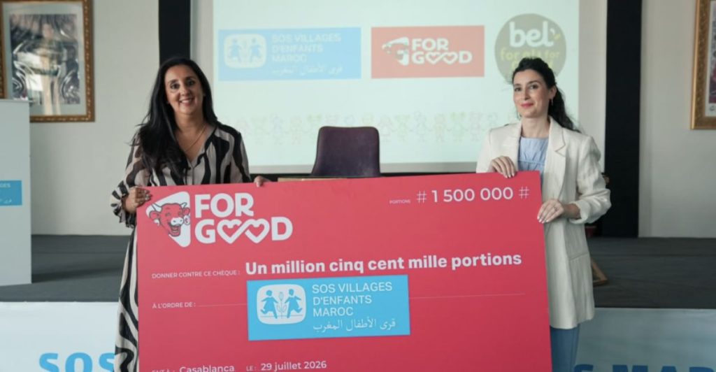 La Vache qui rit atteint 1,5 million de portions pour SOS Villages d’Enfants lors de la deuxième édition de Produit-Partage l DRH.ma