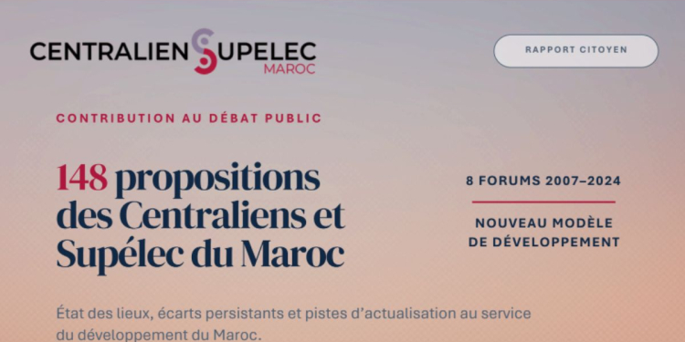 Maroc : l’Association des Centraliens et Supélec présente 148 propositions sur l’économie, l’emploi et les compétences l DRH.ma