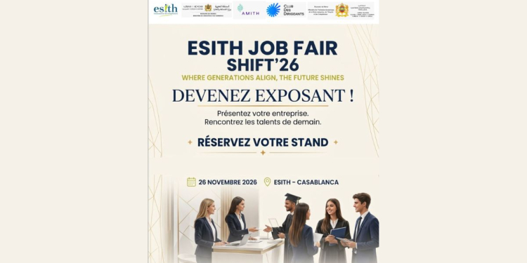 L’ESITH réunira entreprises, étudiants et jeunes diplômés le 26 novembre à Casablanca pour la 10e édition de son Job Fair l DRH.ma