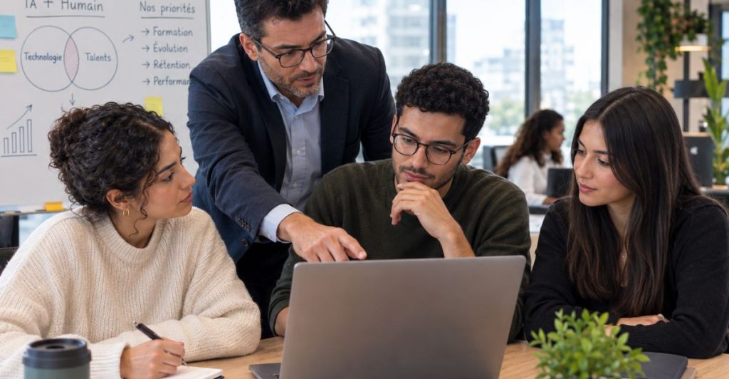 [ETUDE] IA et emploi : 22 % des DRH signalent un gel de certains recrutements juniors lié à l’automatisation l DRH.ma