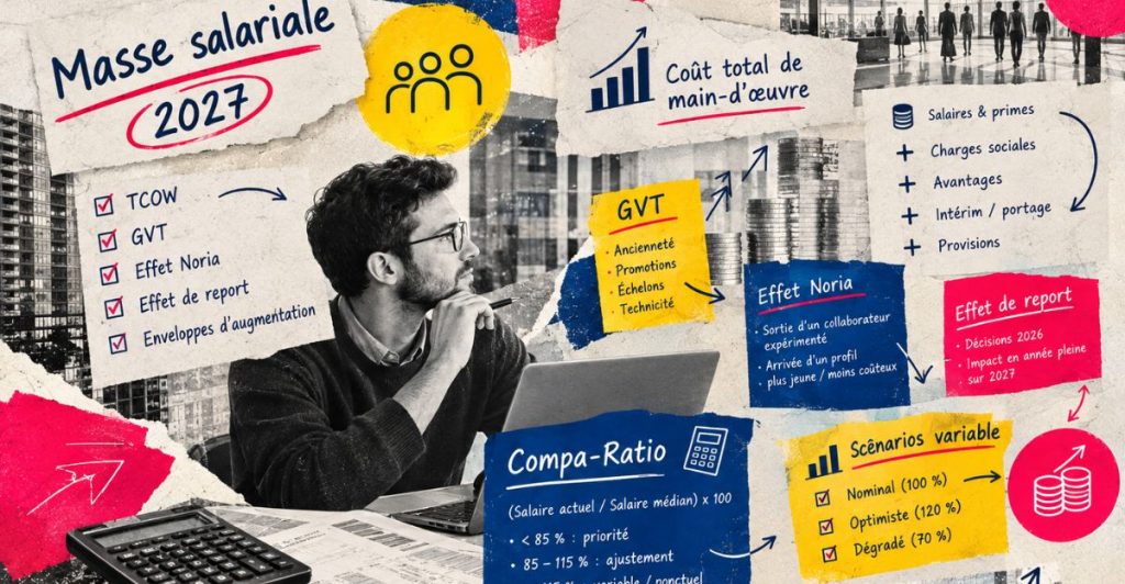 Masse salariale 2027 : comment chiffrer le TCOW, le GVT et les enveloppes d’augmentation l DRH.ma