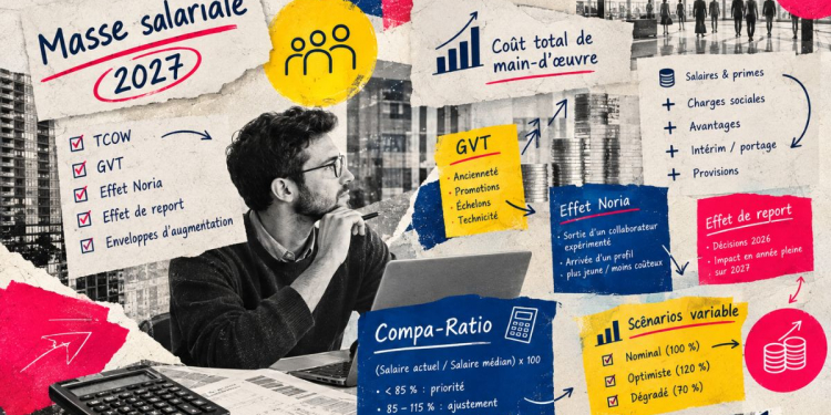 Masse salariale 2027 : comment chiffrer le TCOW, le GVT et les enveloppes d’augmentation l DRH.ma
