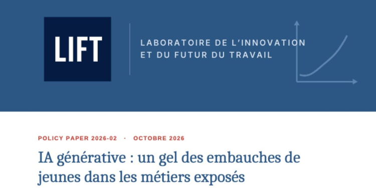 [ÉTUDE] Selon LIFT, les recrutements des jeunes reculent davantage dans les métiers les plus exposés à l’IA l DRH.ma