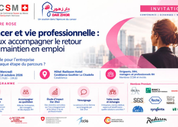 Octobre Rose : la CCSM et Dar Zhor mobilisent les entreprises autour du cancer au travail l DRH.ma