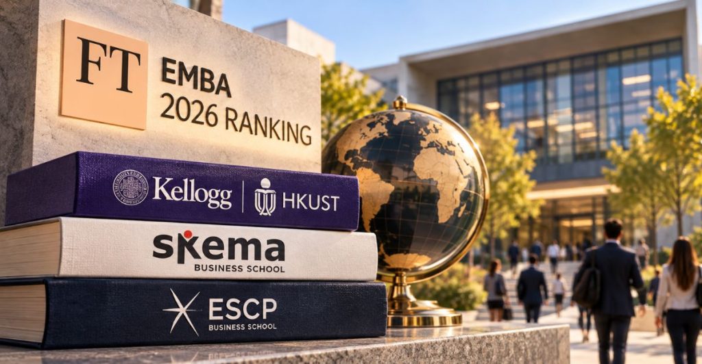 Financial Times EMBA 2026 : Kellogg-HKUST reprend la tête, SKEMA et ESCP dans le Top 5 mondial l DRH.ma