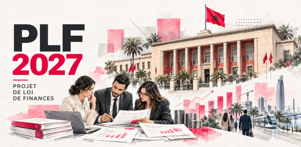 Illustration du projet de loi de finances 2027 au Maroc : Parlement, budget, emploi et décisions RH