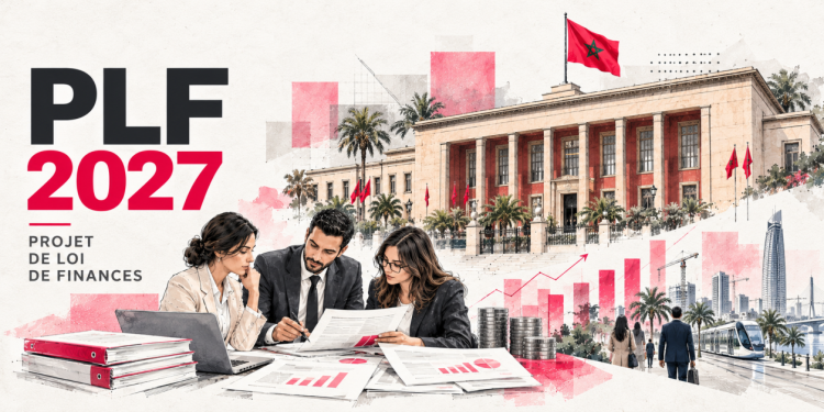 Illustration du projet de loi de finances 2027 au Maroc : Parlement, budget, emploi et décisions RH