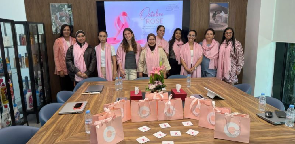 Collaboratrices de Givaudan réunies autour d’une initiative Octobre Rose au Maroc