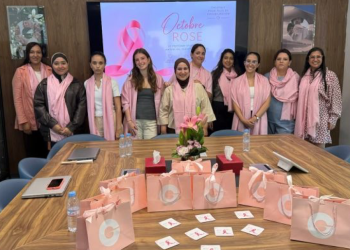 Collaboratrices de Givaudan réunies autour d’une initiative Octobre Rose au Maroc