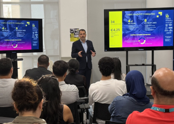 Présentation devant les collaborateurs lors du Welcome Day d’Inetum Maroc