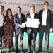 Équipe Intelcia lors de la remise des prix d'excellence en relation client en Espagne