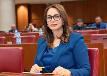 Madiha KHAYR lors d'une séance dans une assemblée