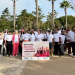 Collaborateurs MAMDA et MCMA réunis pour la Marche Rose au parc Hassan II à Rabat