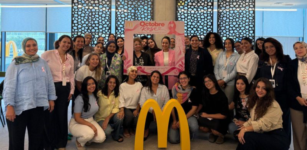 Collaboratrices de McDonald’s réunies pour Octobre Rose 2026