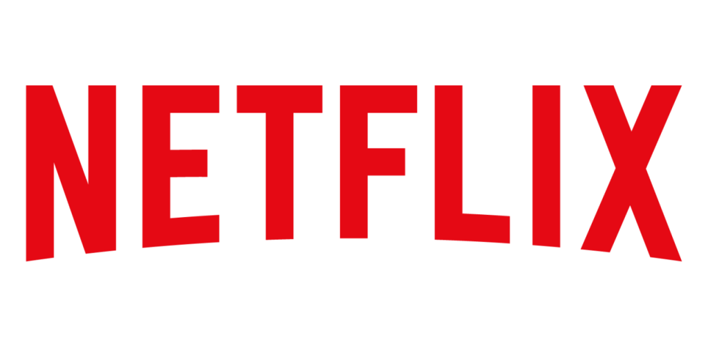 Logo Netflix rouge sur fond noir