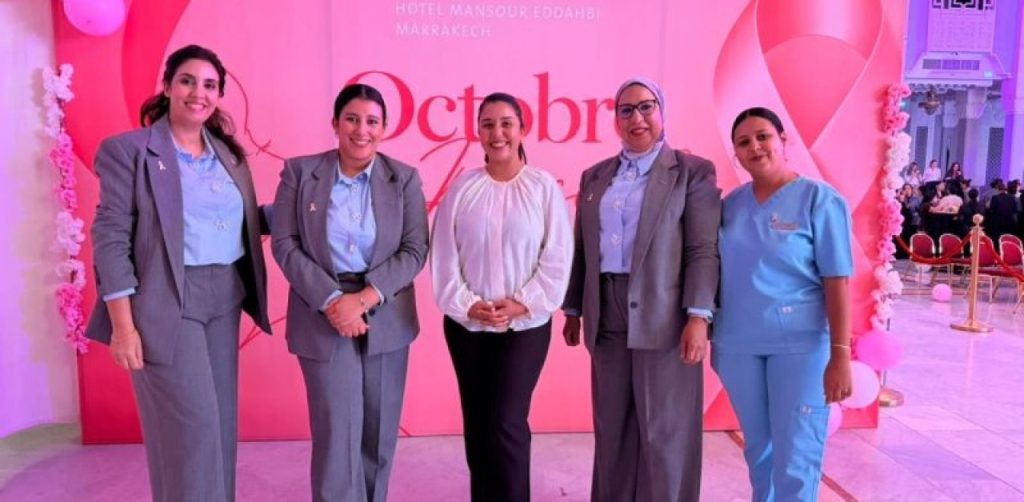 Octobre Rose : le Mövenpick Mansour Eddahbi Marrakech organise deux journées de sensibilisation et de dépistage pour ses collaboratrices