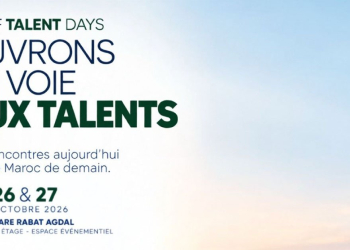 Affiche ONCF Talent Days des 26 et 27 octobre 2026 à la gare Rabat Agdal