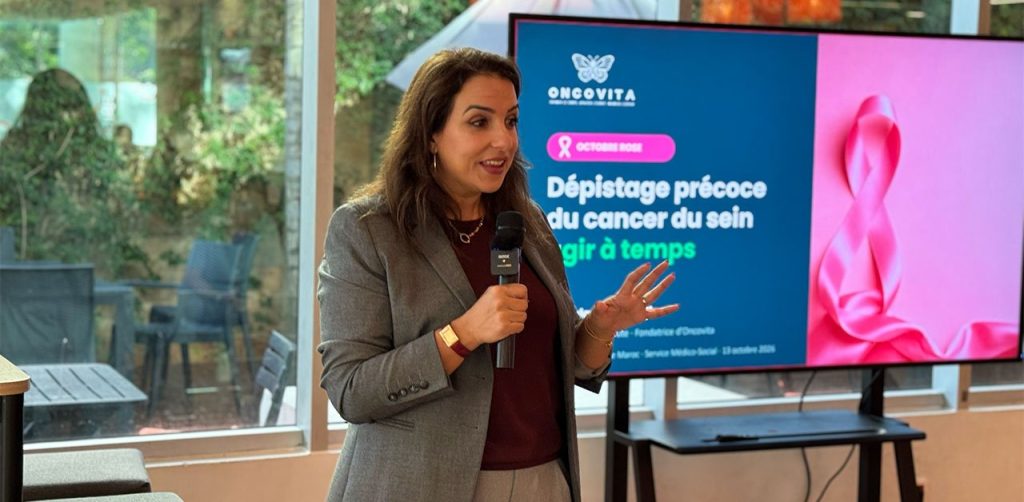 Conférence de sensibilisation au dépistage précoce du cancer du sein organisée par Orange Maroc