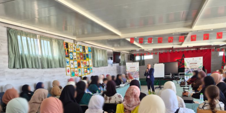 Participantes à une session de formation du programme PADERMO dans la région de l’Oriental