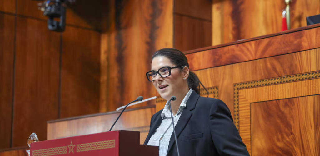 Intervention à la tribune du Parlement marocain lors d’une séance institutionnelle