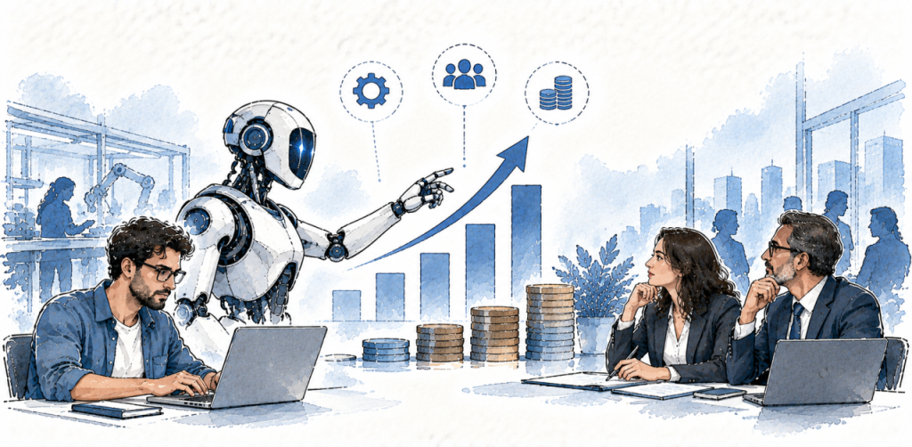 Qui doit profiter des gains de productivité de l’intelligence artificielle ?
