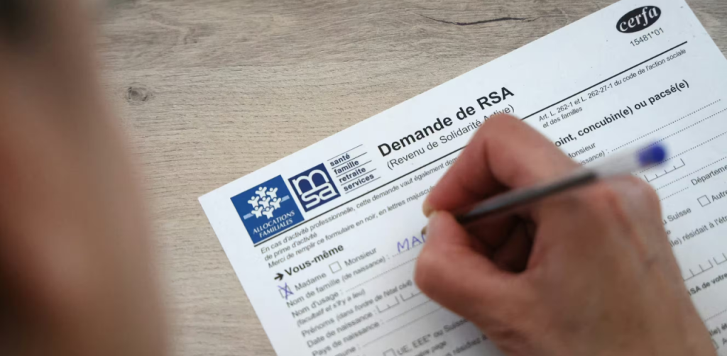 Demande de RSA en France