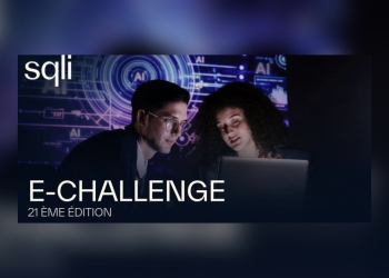 Visuel officiel de la 21e édition du E-Challenge SQLI Maroc